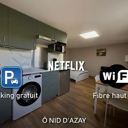 Ferienwohnung O Nid D'Azay Exterior foto